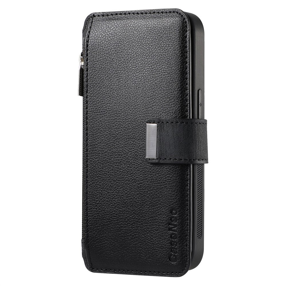 CASENEO For Samsung Galaxy S25+ MW-02 Detachable Magnetic Leather Wallet Phone Cover