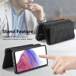 CASENEO For Samsung Galaxy S25+ MW-02 Detachable Magnetic Leather Wallet Phone Cover