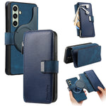 CASENEO For Samsung Galaxy S25+ MW-02 Detachable Magnetic Leather Wallet Phone Cover