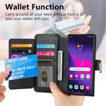 CASENEO Til Samsung Galaxy S25 Ultra MW-02 Aftageligt Magnetisk Læder Pung Telefoncover