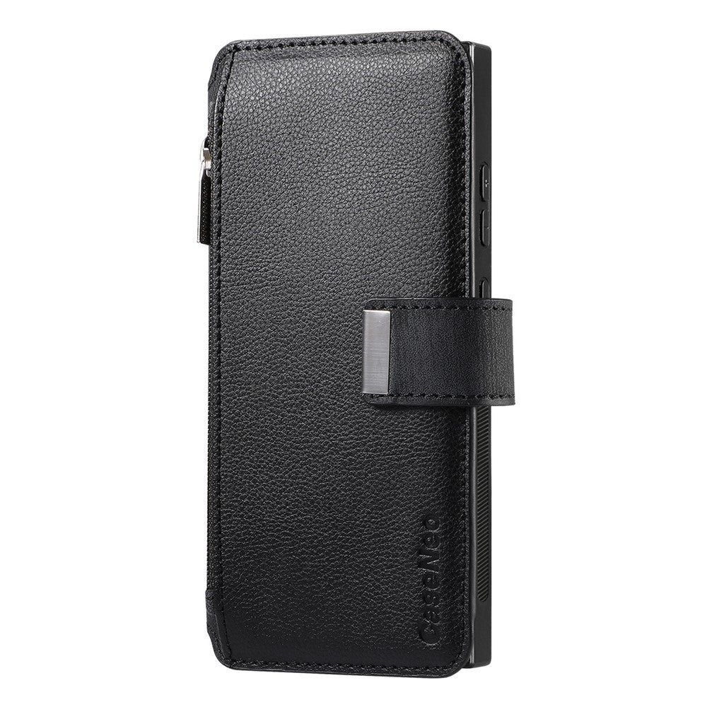 CASENEO Til Samsung Galaxy S25 Ultra MW-02 Aftageligt Magnetisk Læder Pung Telefoncover