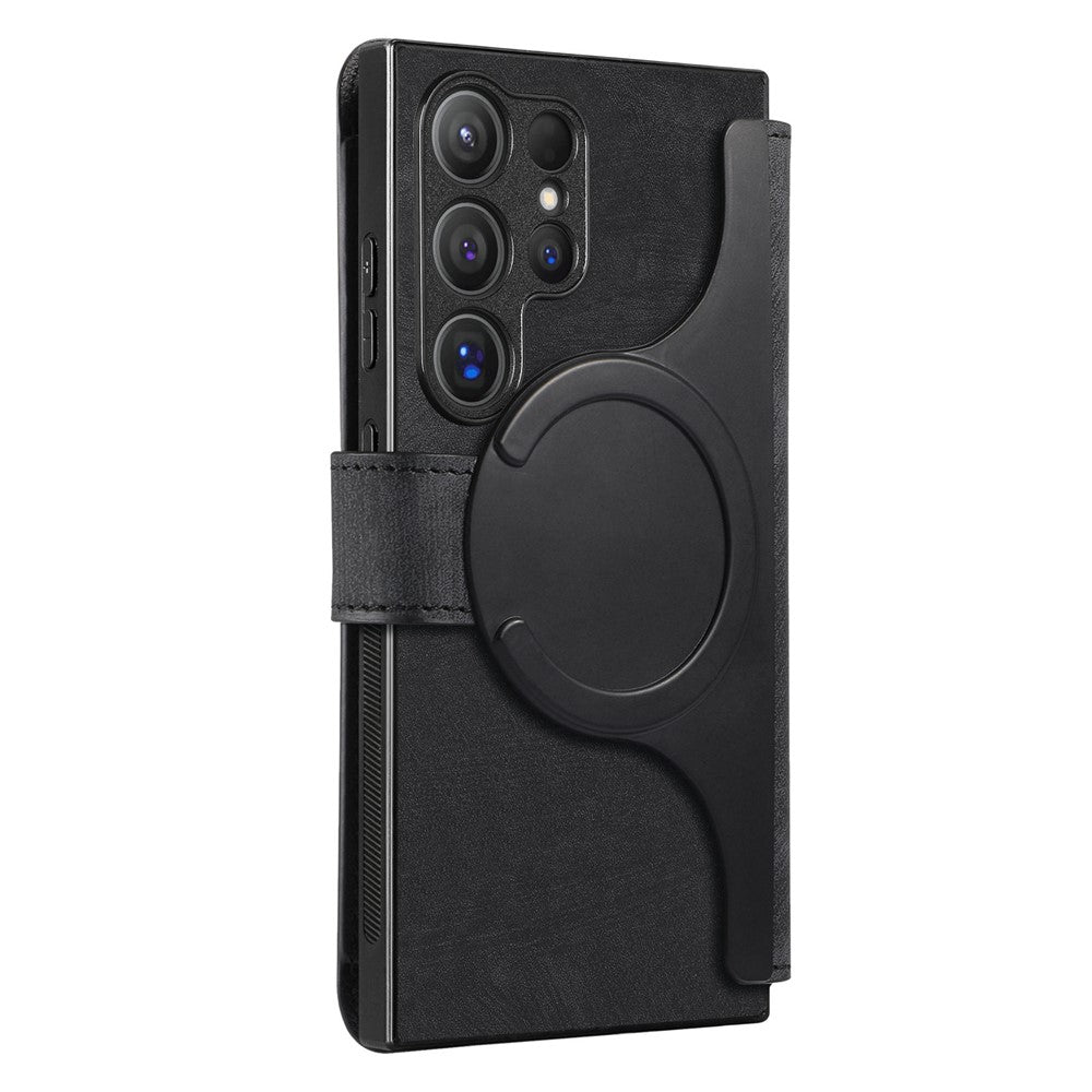 CASENEO Til Samsung Galaxy S25 Ultra MW-02 Aftageligt Magnetisk Læder Pung Telefoncover