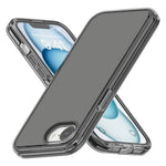 For iPhone 17th / 16th Case Thickened Shockproof TPU+PC Clear Back Cover