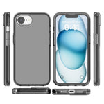 For iPhone 17th / 16th Case Thickened Shockproof TPU+PC Clear Back Cover