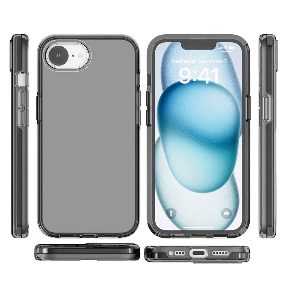 For iPhone 17th / 16th Case Thickened Shockproof TPU+PC Clear Back Cover