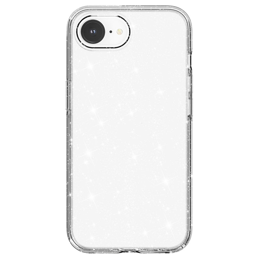 For iPhone 17th / 16th Case Thickened Shockproof TPU + PC Glitter Back Cover