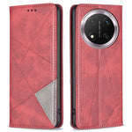 For Honor Magic7 Lite 5G / X9c 5G / X60 Pro 5G Case Card Slots Geometry Imprint Leather Phone Cover