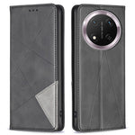 For Honor Magic7 Lite 5G / X9c 5G / X60 Pro 5G Case Card Slots Geometry Imprint Leather Phone Cover