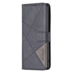BINFEN COLOR For Honor Magic7 Lite 5G / X9c 5G / X60 Pro 5G Phone Cases Wallet Stand Geometry Imprint Leather Cover