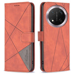 BINFEN COLOR For Honor Magic7 Lite 5G / X9c 5G / X60 Pro 5G Phone Cases Wallet Stand Geometry Imprint Leather Cover