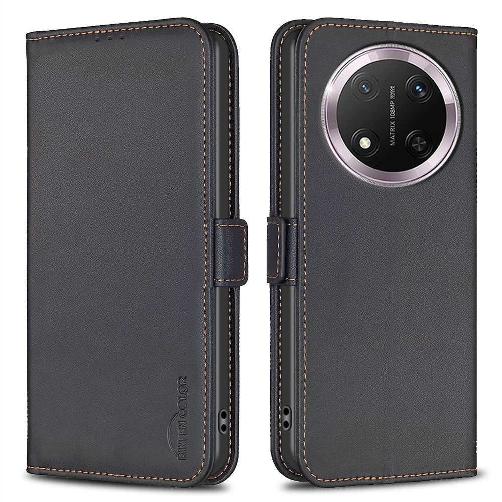 BINFEN COLOR BF31 For Honor Magic7 Lite 5G / X9c 5G / X60 Pro 5G Case PU Leather Flip Folio Phone Wallet Cover