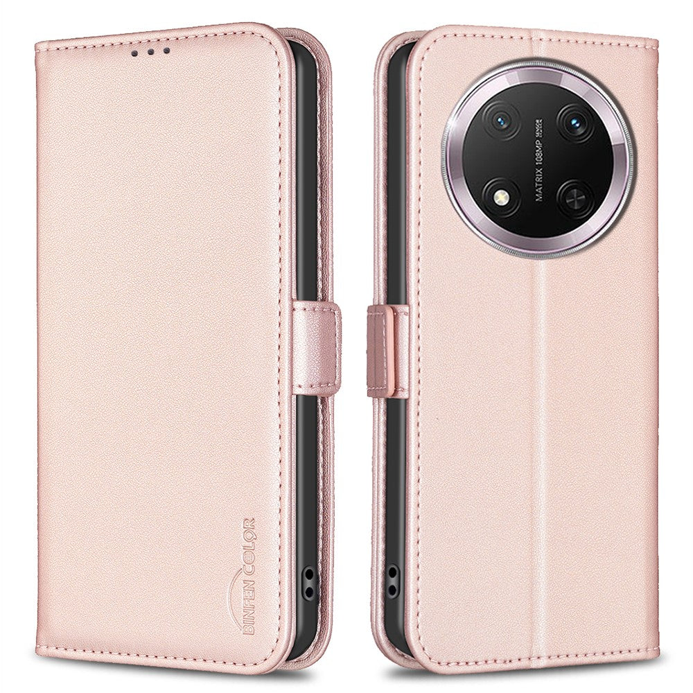 BINFEN COLOR BF31 For Honor Magic7 Lite 5G / X9c 5G / X60 Pro 5G Case PU Leather Flip Folio Phone Wallet Cover