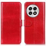 OnePlus 13-skal Crazy Horse Texture PU-lädermobilstativ