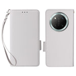 Leather Case with Wrist Strap for Honor X9c 5G / Magic7 Lite 5G / X60 Pro 5G Litchi Texture Wallet Phone Cover
