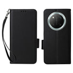 Leather Case with Wrist Strap for Honor X9c 5G / Magic7 Lite 5G / X60 Pro 5G Litchi Texture Wallet Phone Cover