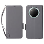 Leather Case with Wrist Strap for Honor X9c 5G / Magic7 Lite 5G / X60 Pro 5G Litchi Texture Wallet Phone Cover