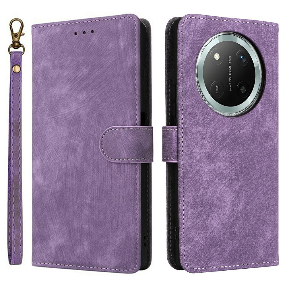 Wallet Case for Honor X9c 5G / Magic7 Lite 5G / X60 Pro 5G RFID Blocking PU Leather Cover Stand View