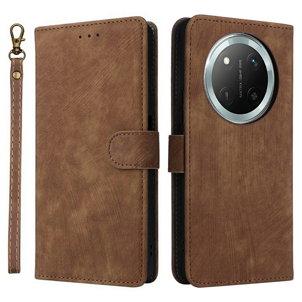 Wallet Case for Honor X9c 5G / Magic7 Lite 5G / X60 Pro 5G RFID Blocking PU Leather Cover Stand View