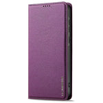 LC.IMEEKE L1 Series for Samsung Galaxy S25 Case PU Leather Wallet Stand Protective Phone Cover
