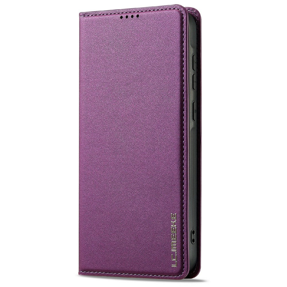 LC.IMEEKE L1 Series for Samsung Galaxy S25 Case PU Leather Wallet Stand Protective Phone Cover