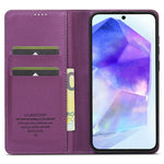 LC.IMEEKE L1 Series for Samsung Galaxy S25 Case PU Leather Wallet Stand Protective Phone Cover