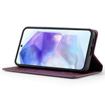 LC.IMEEKE L1 Series for Samsung Galaxy S25 Case PU Leather Wallet Stand Protective Phone Cover