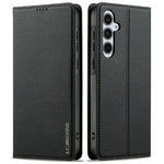 LC.IMEEKE L1 Series for Samsung Galaxy S25 Case PU Leather Wallet Stand Protective Phone Cover
