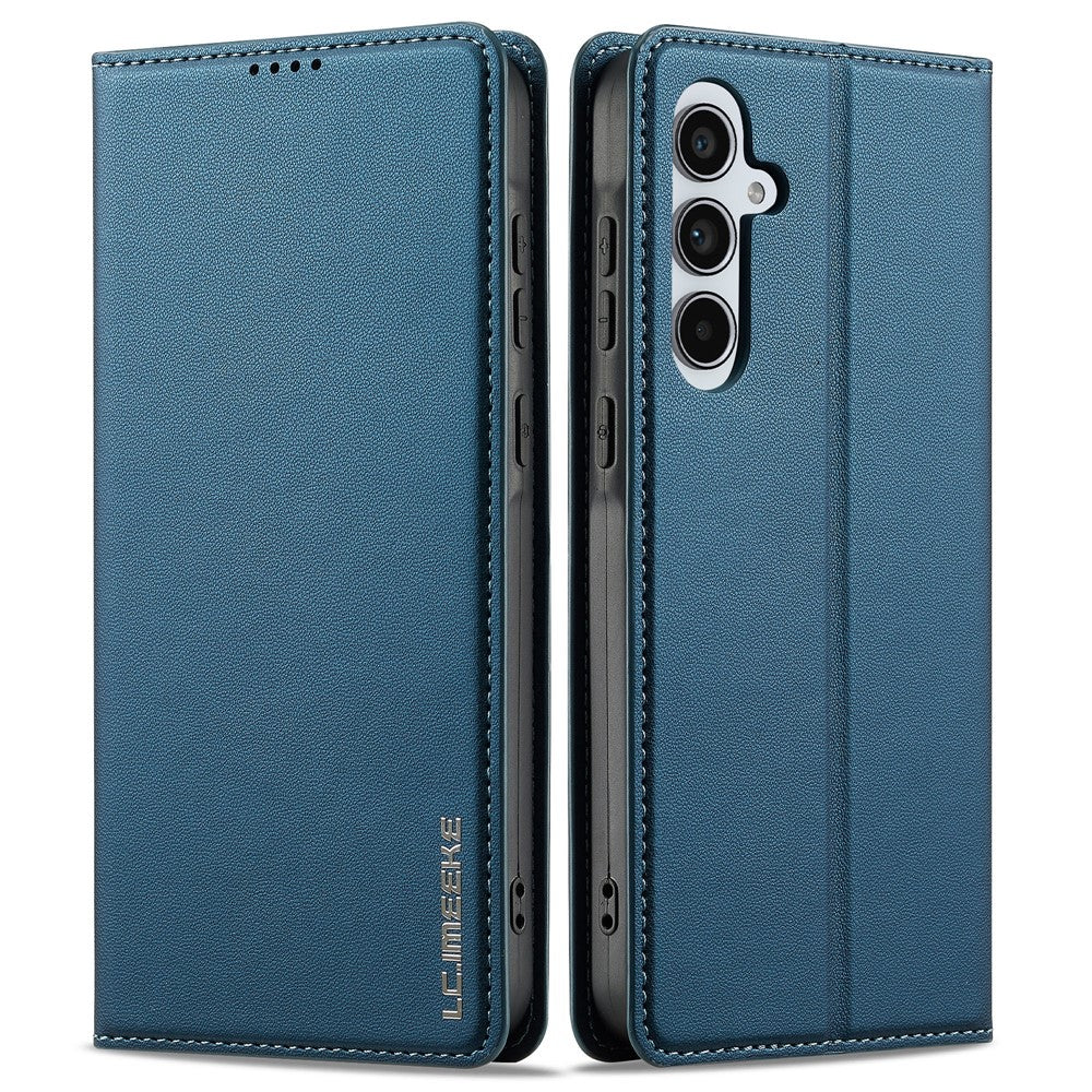 LC.IMEEKE L1-serie til Samsung Galaxy S25+ cover i PU-læder med pung- og standerfunktion, beskyttende telefoncover