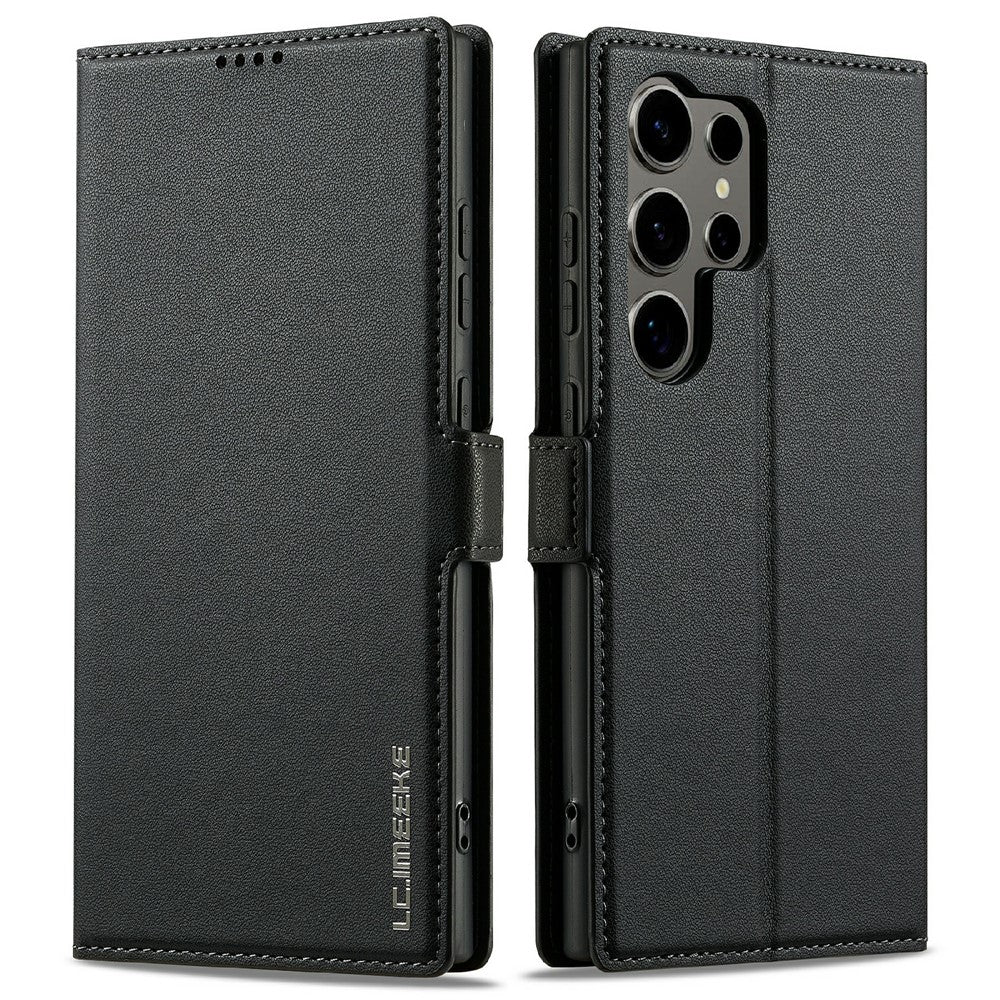 LC.IMEEKE L1-serien til Samsung Galaxy S25 Ultra, PU-lædercover, pungcover, beskyttende mobilcover