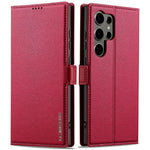 LC.IMEEKE L1-serien til Samsung Galaxy S25 Ultra, PU-lædercover, pungcover, beskyttende mobilcover