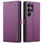 LC.IMEEKE L1-serien til Samsung Galaxy S25 Ultra, PU-lædercover, pungcover, beskyttende mobilcover