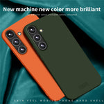 MOFI JK Qin Series For Samsung Galaxy S24 FE Case TPU+Acrylic Phone Cover Skin Touch Feeling