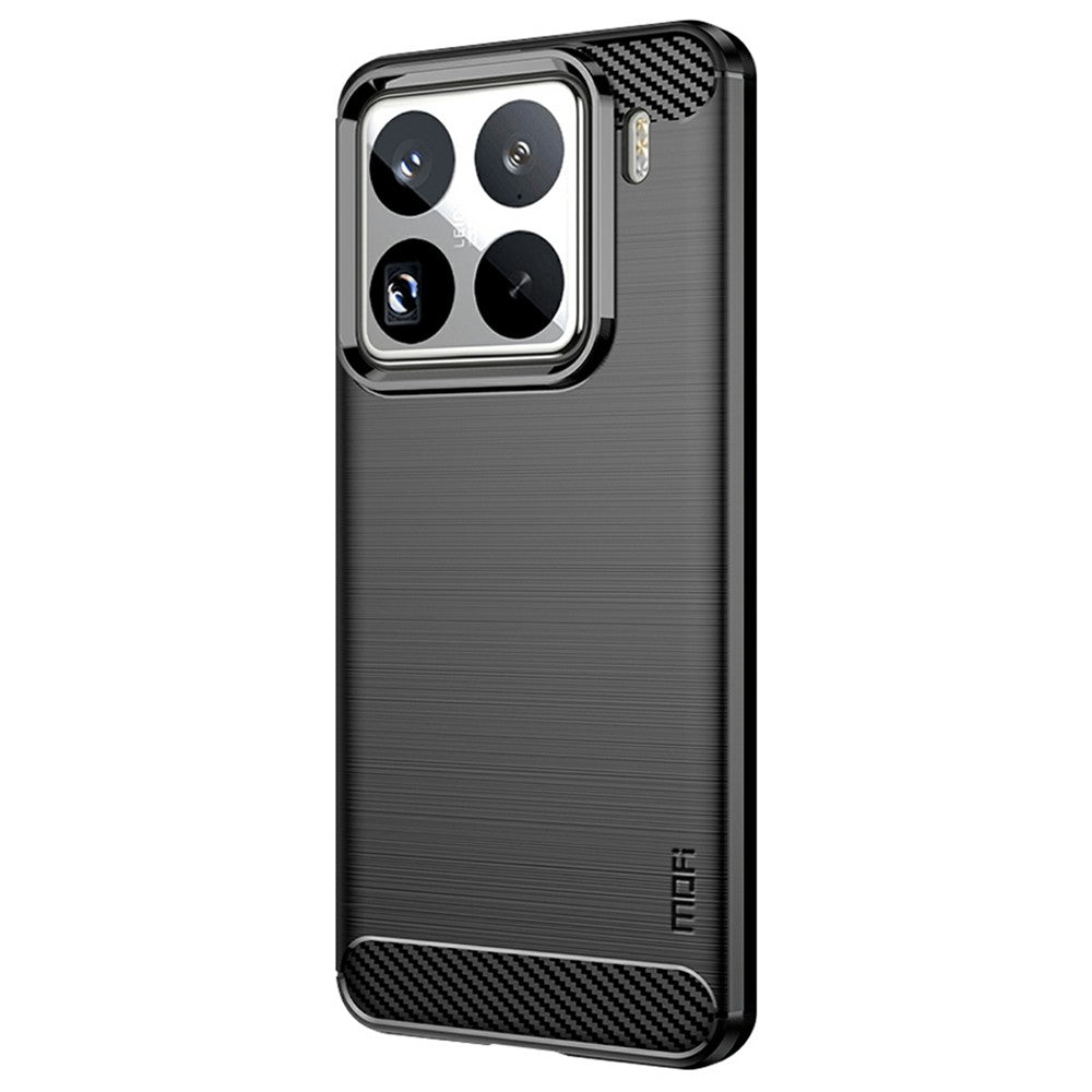 MOFI JK TPU Series-1 For Xiaomi 15 Pro Case Carbon Fiber Texture TPU Soft Phone Cover