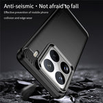 MOFI JK TPU Series-1 For Xiaomi 15 Pro Case Carbon Fiber Texture TPU Soft Phone Cover