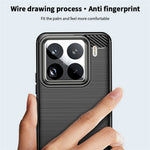 MOFI JK TPU Series-1 For Xiaomi 15 Pro Case Carbon Fiber Texture TPU Soft Phone Cover