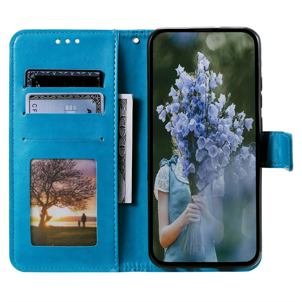 Til Samsung Galaxy A56 5G Etui Præget Totem PU Læder Pung Stativ Telefoncover