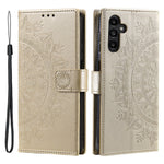 Til Samsung Galaxy A56 5G Etui Præget Totem PU Læder Pung Stativ Telefoncover