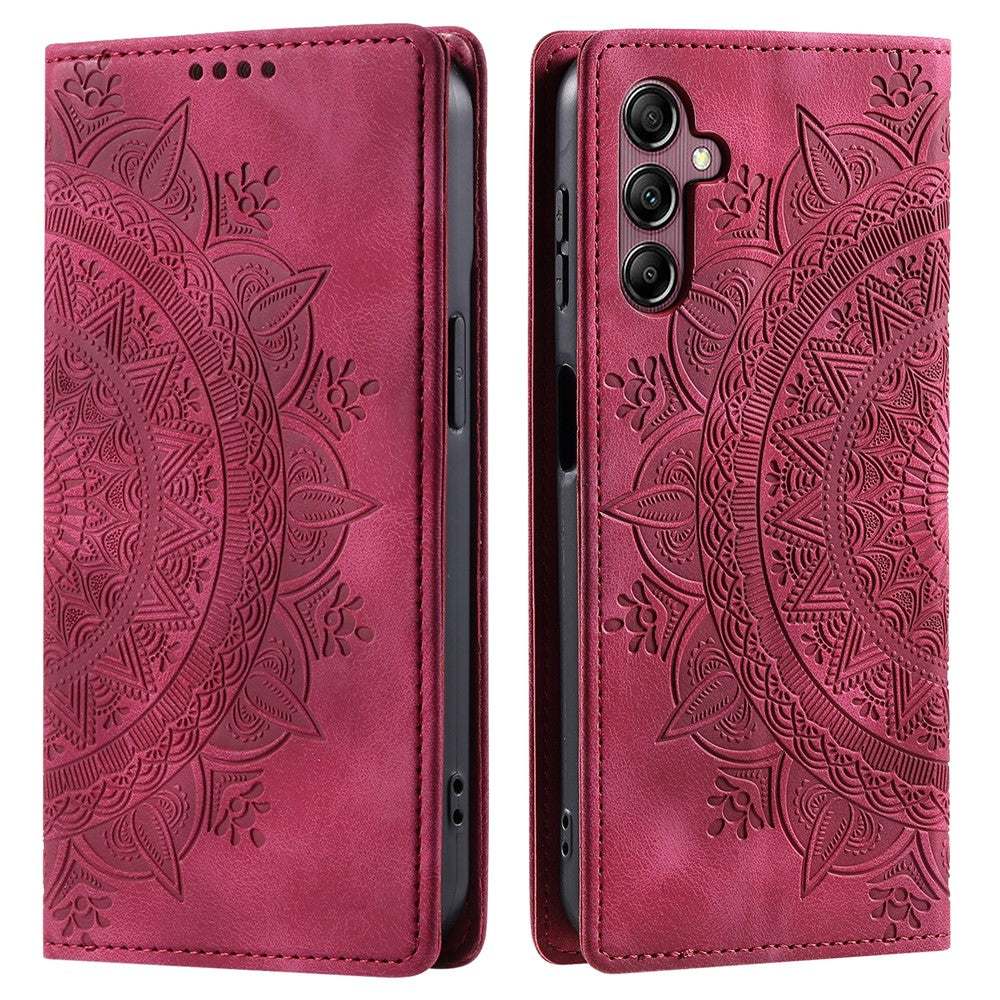 Style-010 For Samsung Galaxy A56 5G Case Magnetic Closing Leather Phone Cover Pattern Imprinted