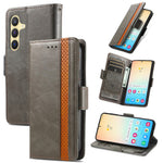 CASENEO Til Samsung Galaxy S25 Telefoncovers PU Læder Cover Stand med RFID-blokerende Pung