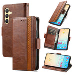 CASENEO Til Samsung Galaxy S25 Telefoncovers PU Læder Cover Stand med RFID-blokerende Pung