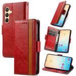 CASENEO For Samsung Galaxy S25 Phone Cases  PU Leather Cover Stand with RFID Blocking Wallet