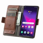 CASENEO För Samsung Galaxy S25 Ultra Mobilskal PU Läderfodral Stativ med RFID-blockerande Plånbok