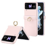 For Samsung Galaxy Z Flip3 5G Case Ring Holder Kickstand PC Phone Cover
