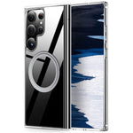 For Samsung Galaxy S23 Ultra Phone Case Magnetic Case TPU+PC Clear Back Cover