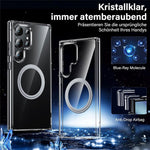 For Samsung Galaxy S23 Ultra Phone Case Magnetic Case TPU+PC Clear Back Cover