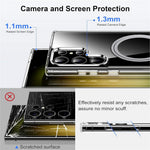 For Samsung Galaxy S23 Ultra Phone Case Magnetic Case TPU+PC Clear Back Cover