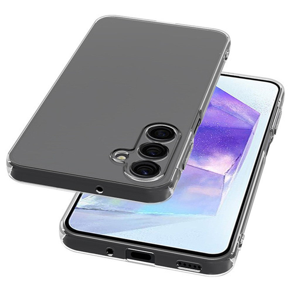 For Samsung Galaxy A56 5G Clear Phone Case Ultra-Thin Flexible TPU Back Cover