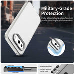 Til Google Pixel 9a Cover PC+TPU+PET Mat Anti-Drop Telefonbagside
