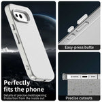 Til Google Pixel 9a Cover PC+TPU+PET Mat Anti-Drop Telefonbagside