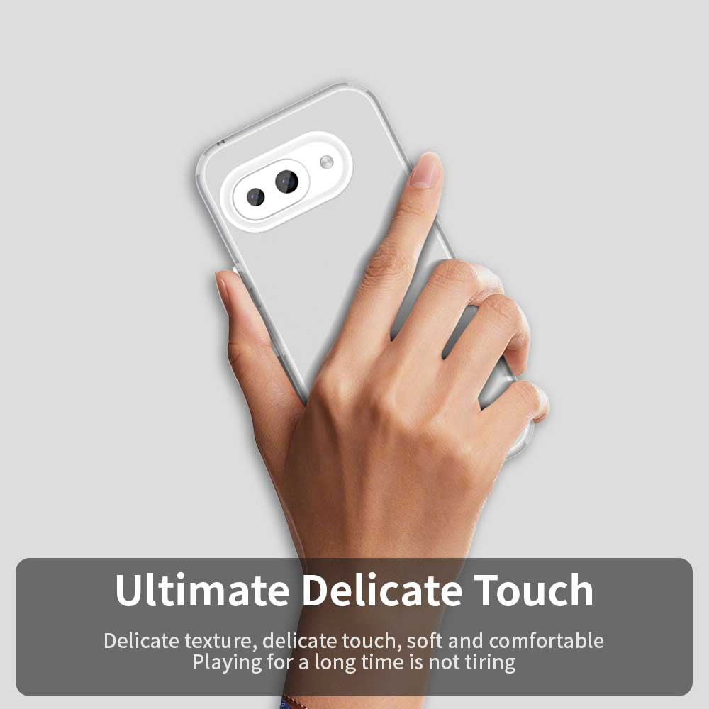 Til Google Pixel 9a Cover PC+TPU+PET Mat Anti-Drop Telefonbagside